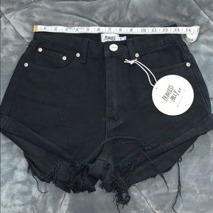 NWT princess polly denim shorts